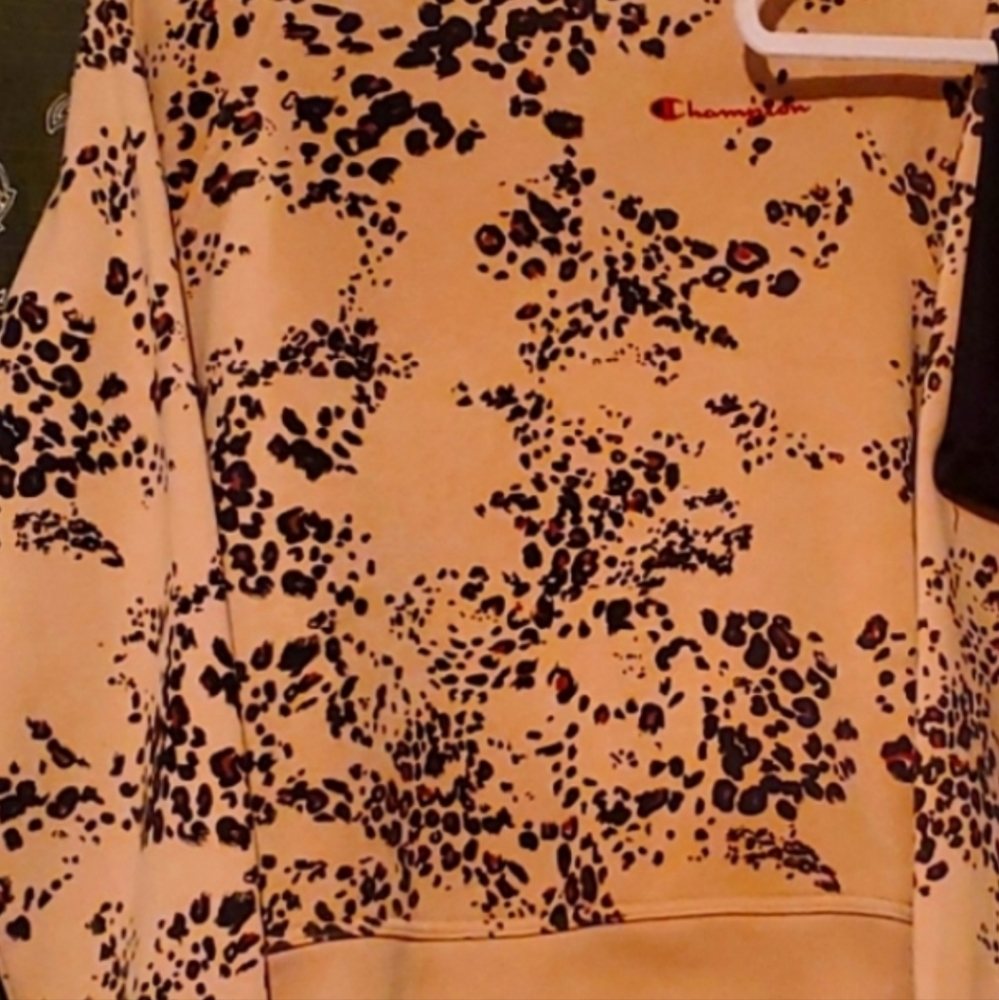 Champion leopard hoodie